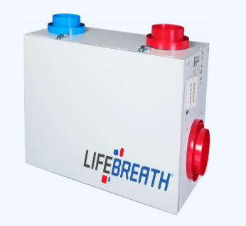 Ventilateur à récupération de chaleur (VRC) résidentiel 100 ECM de Lifebreath